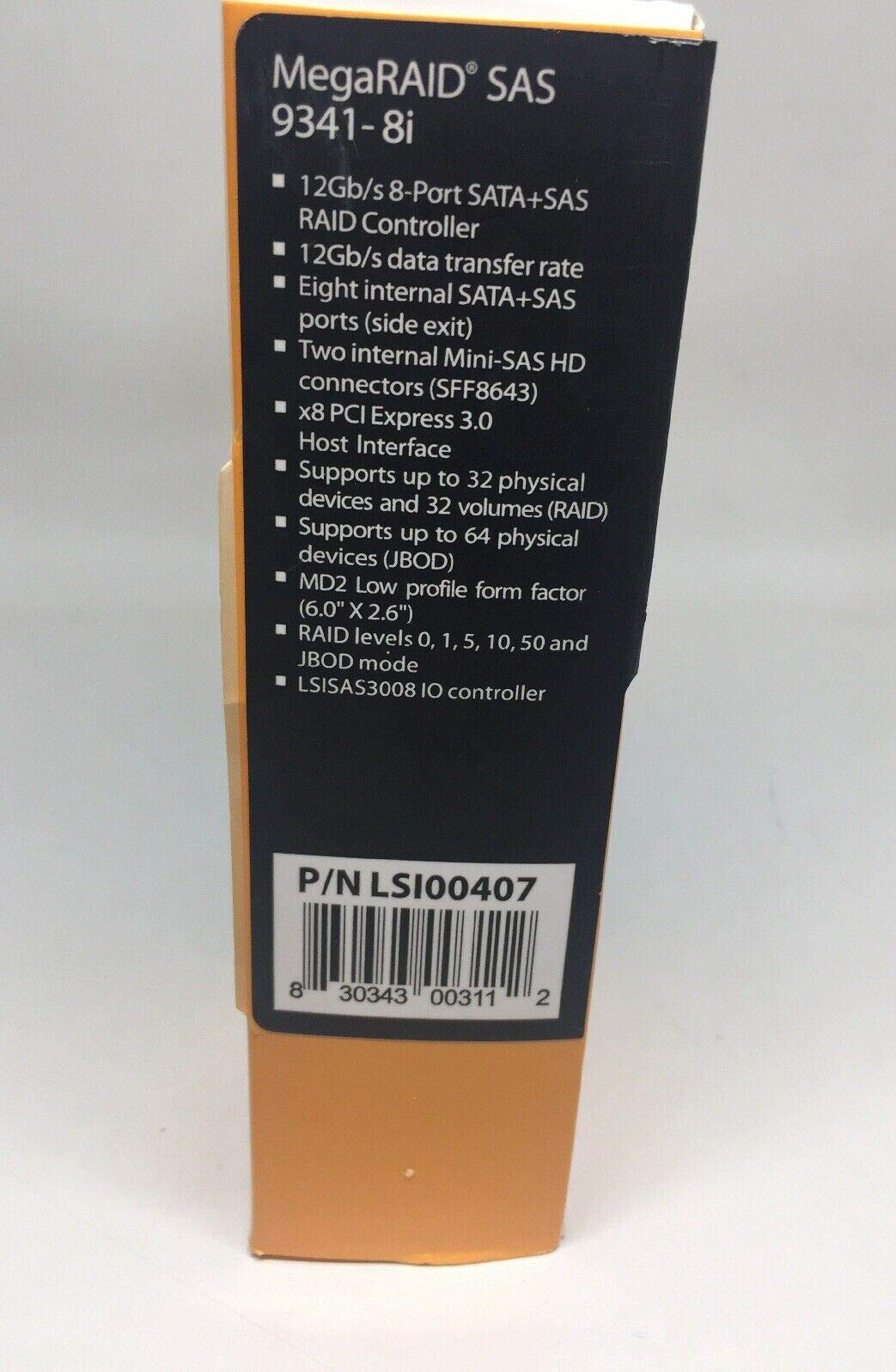 Amazon.co.jp: Avago AVAGO MegaRAID SAS 9341-8i SGL 05-26106-00
